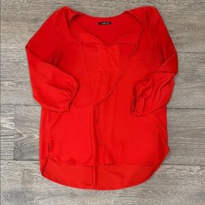 West Kei Bold Red Blouse